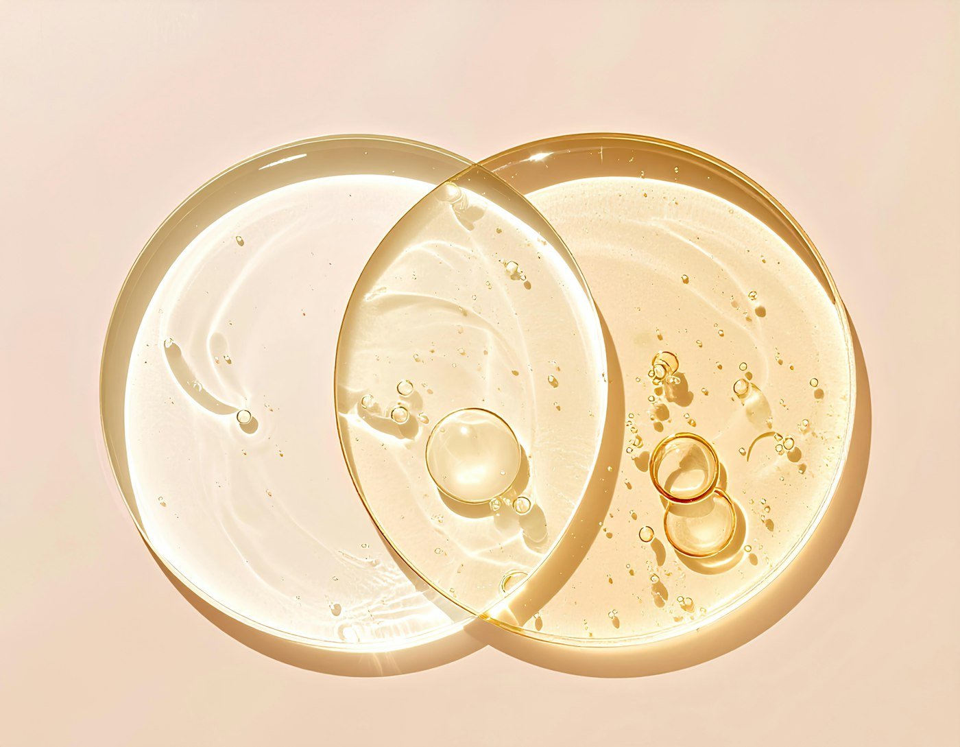 Sérum dourado em close, referência à terapia nutricional injetável